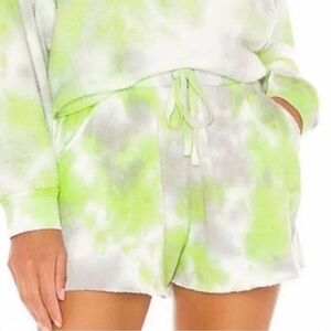 New Free People Shorts Kelly Dye Tie